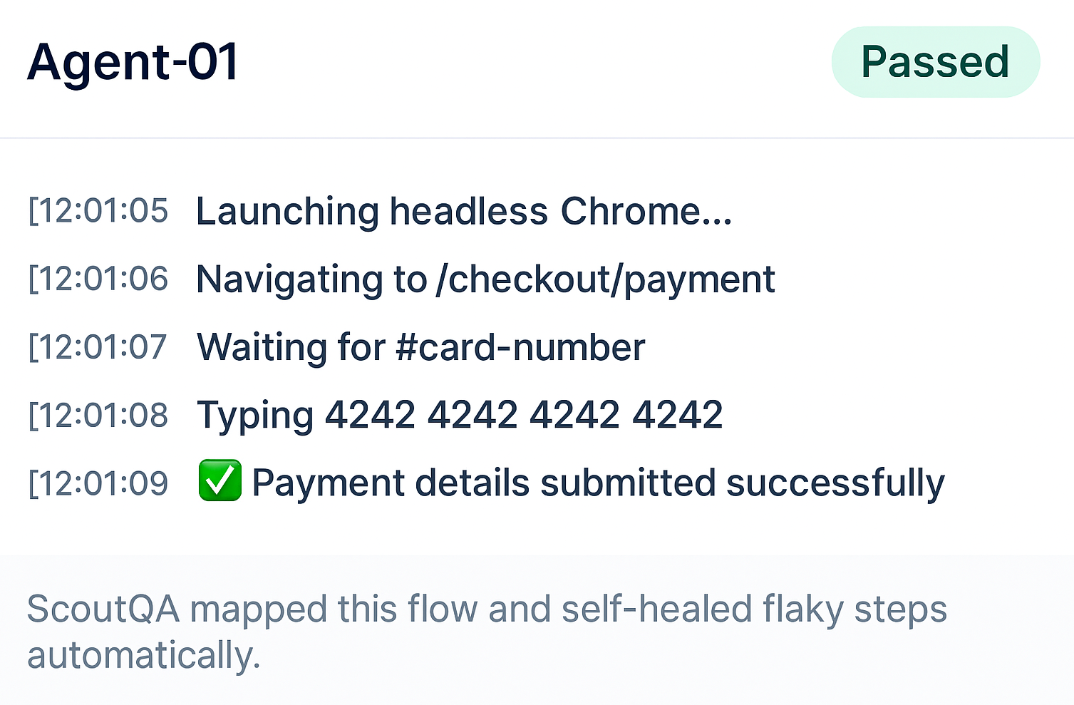 Steps UI